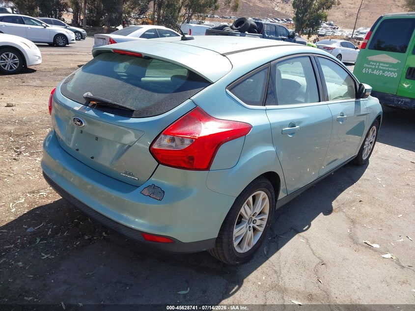 Vin: 1fahp3m2xcl438867, lot: 46127207, ford focus sel 20124