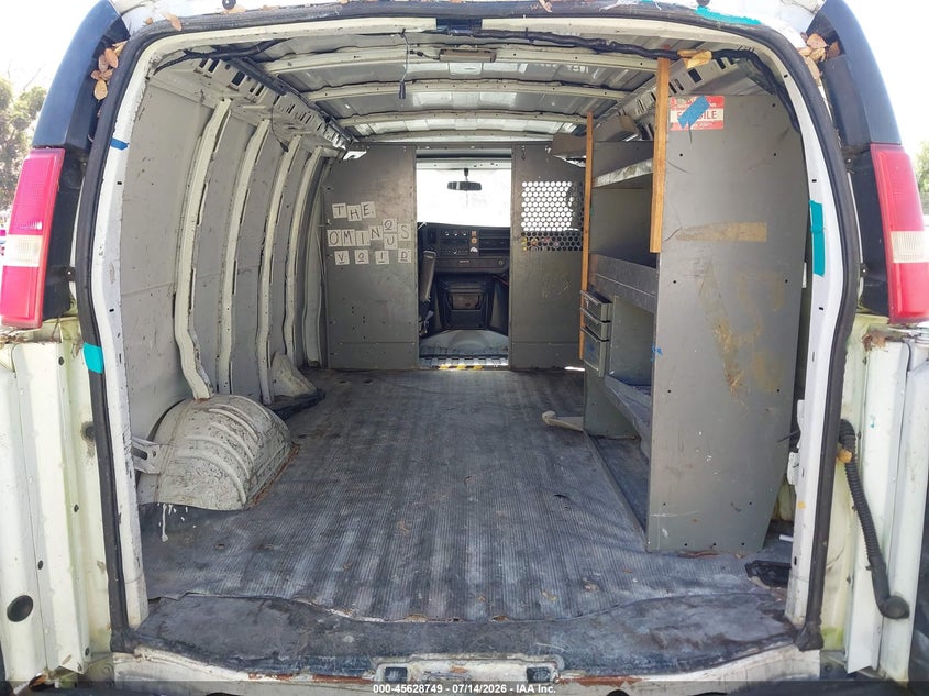 2008 Chevrolet Express Work Van VIN: 1GCFG15X581157529 Lot: 45628749