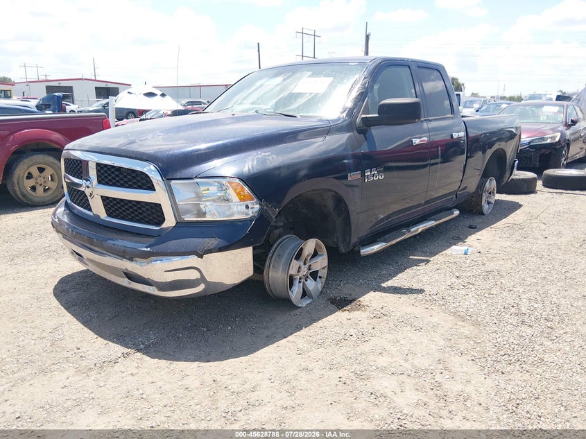 Vin: 1c6rr6gt4js105136, lot: 46127254, ram 1500 slt  4x2 6'4 box 20182