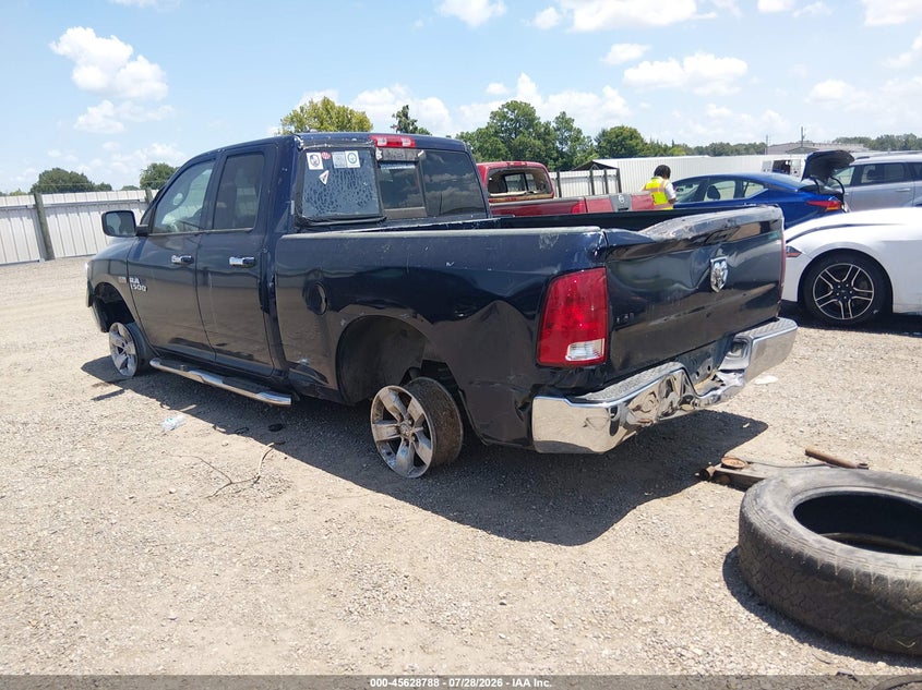Vin: 1c6rr6gt4js105136, lot: 46127254, ram 1500 slt  4x2 6'4 box 20183
