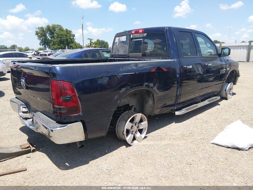 Vin: 1c6rr6gt4js105136, lot: 46127254, ram 1500 slt  4x2 6'4 box 20184