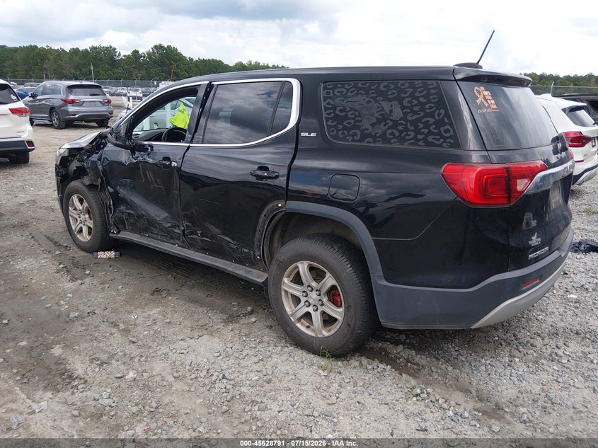 Vin: 1gkknkla4hz142891, lot: 46127257, gmc acadia sle-1 20173