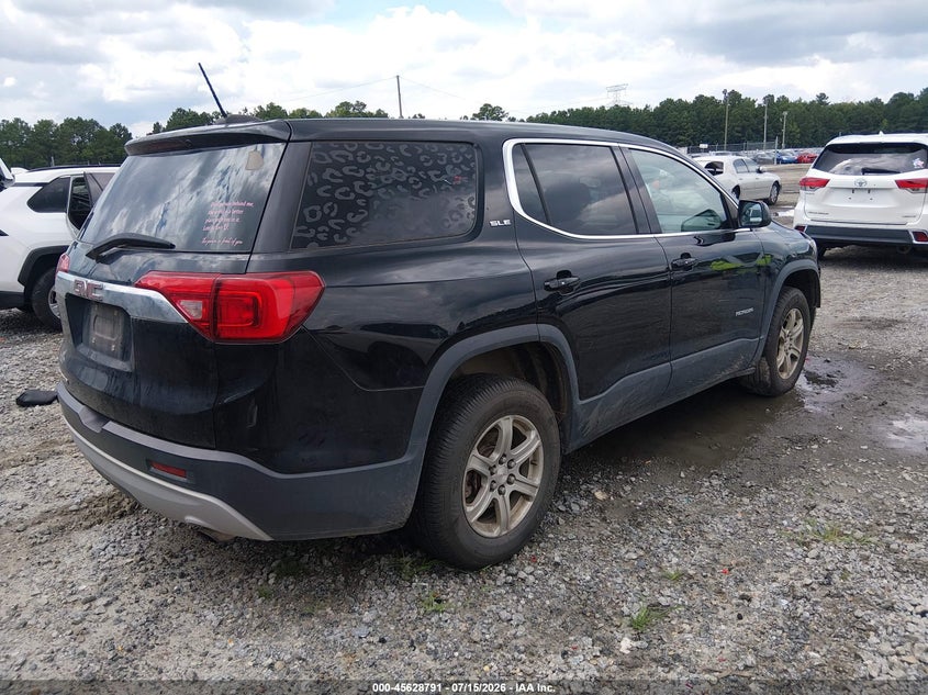 Vin: 1gkknkla4hz142891, lot: 46127257, gmc acadia sle-1 20174