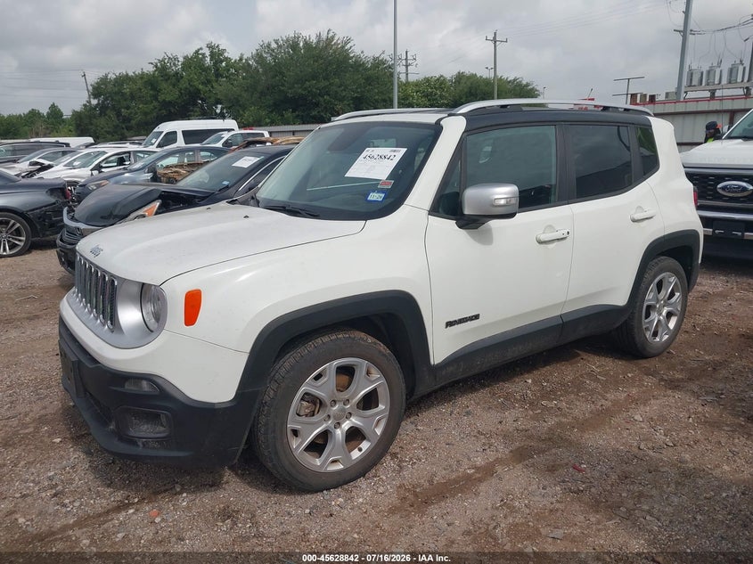 2017 Jeep Renegade Limited VIN: ZACCJADB5HPE54679 Lot: 45628842