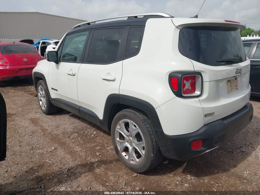 2017 Jeep Renegade Limited VIN: ZACCJADB5HPE54679 Lot: 45628842