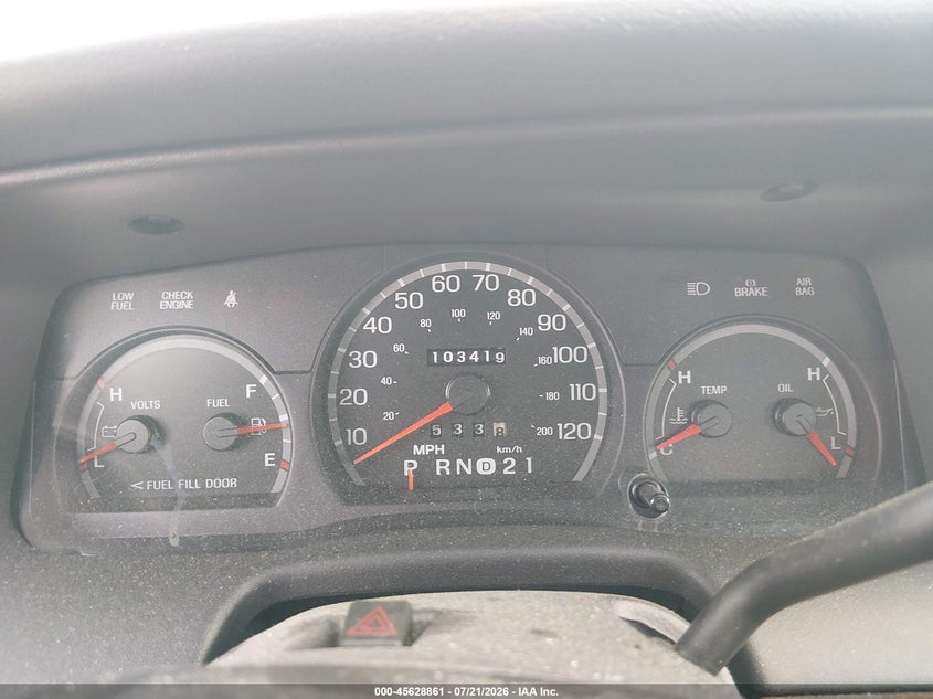 2003 Ford Crown Victoria Standard VIN: 2FAFP73W83X110157 Lot: 45628861