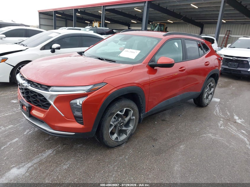 Vin: kl77lhe29rc216372, lot: 46127333, chevrolet trax fwd lt 20242