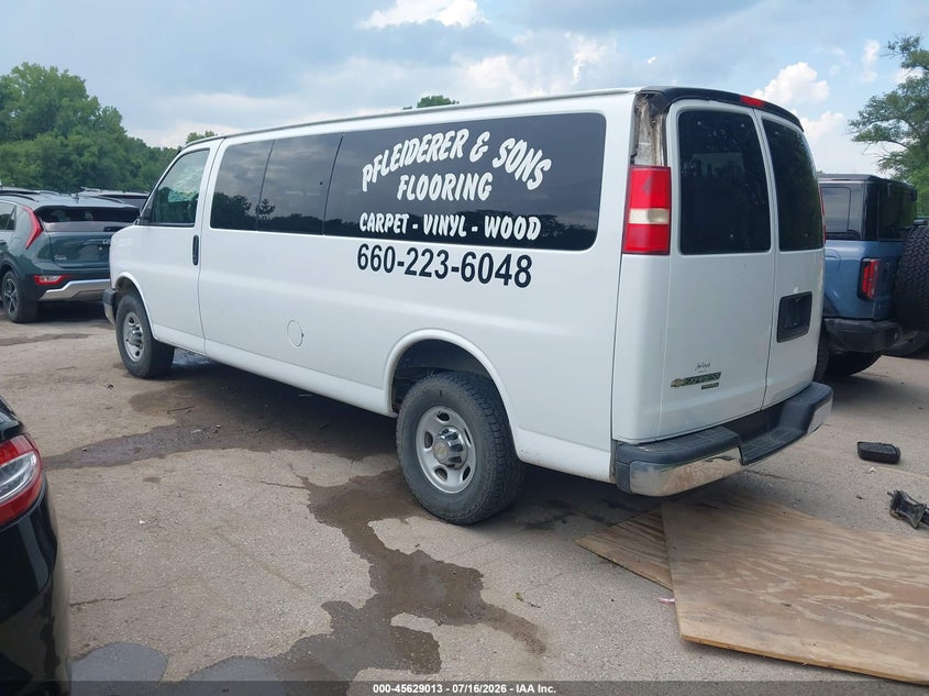 Vin: 1gazg1fg0f1116517, lot: 46127479, chevrolet express 3500 lt 20153