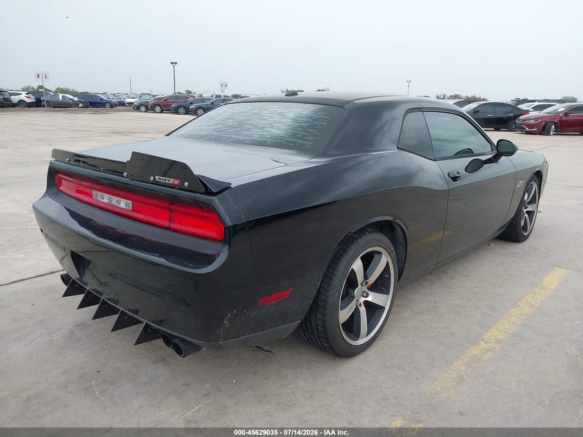 Vin: 2c3cdycj7dh528242, lot: 46127501, dodge challenger srt8 20134