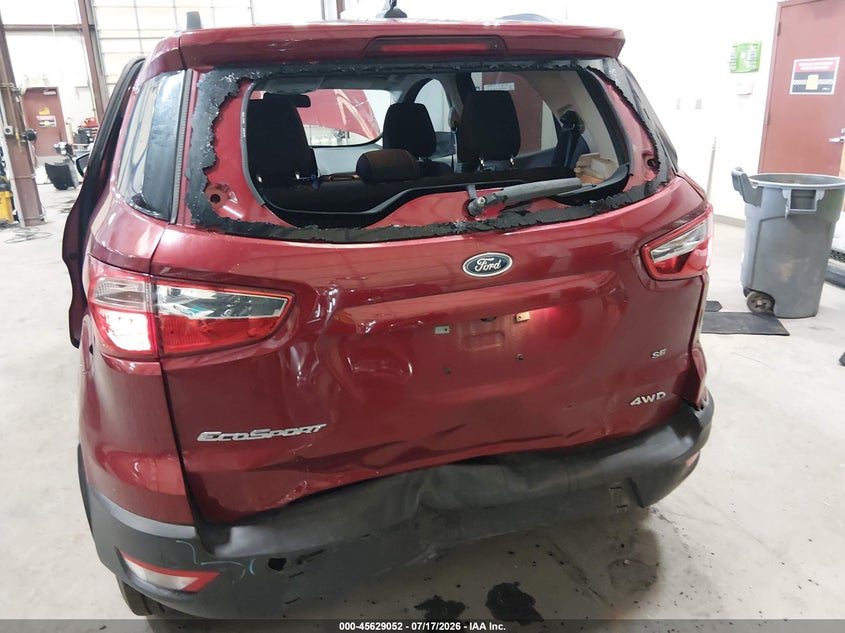 2020 Ford Ecosport Se VIN: MAJ6S3GL7LC333312 Lot: 45629052