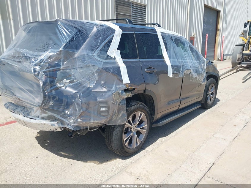 Vin: 5tdkkrfh9fs074625, lot: 46127560, toyota highlander xle v6 20154
