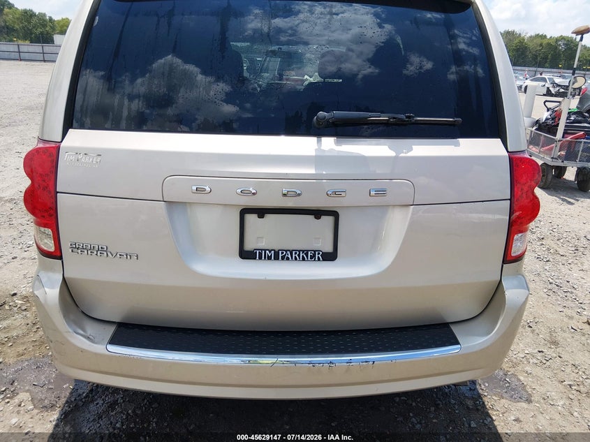 DODGE GRAND CARAVAN 2013 VIN 2C4RDGBG3DR648572