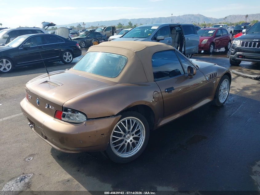 2001 BMW Z3 3.0I VIN: WBACN53481LL47633 Lot: 45629163