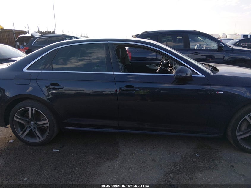 2018 Audi A4 2.0T Premium/2.0T Tech Premium VIN: WAUENAF49JN017887 Lot: 45629169