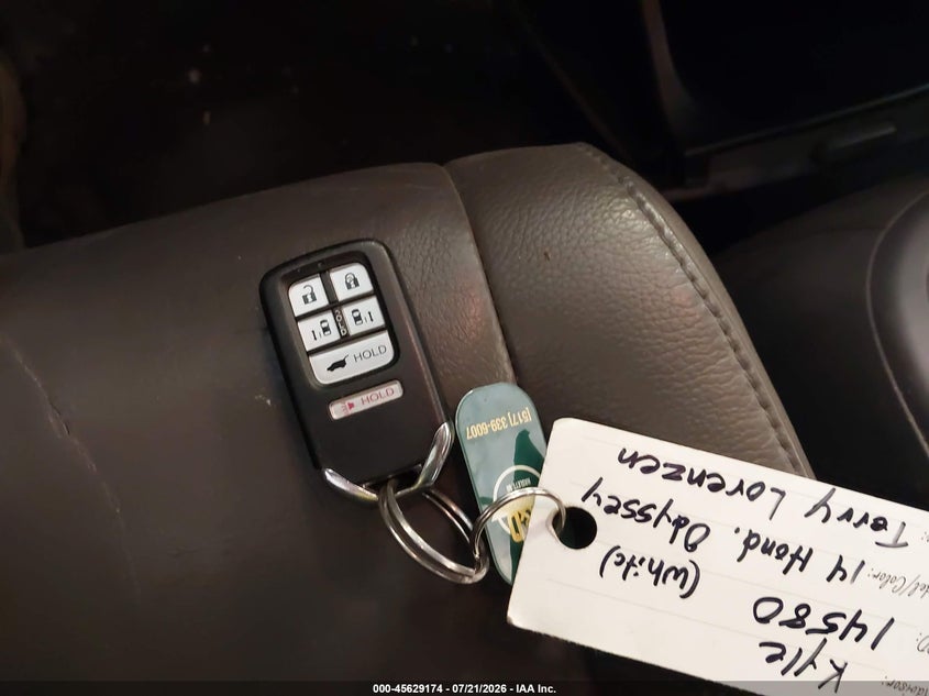 2014 Honda Odyssey Ex-L VIN: 5FNRL5H61EB128986 Lot: 45629174