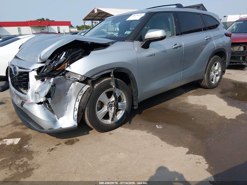 2020 Toyota Highlander, Удар спереди, IAAI, VIN 5TDBBRCH7LS512249 — фото 2