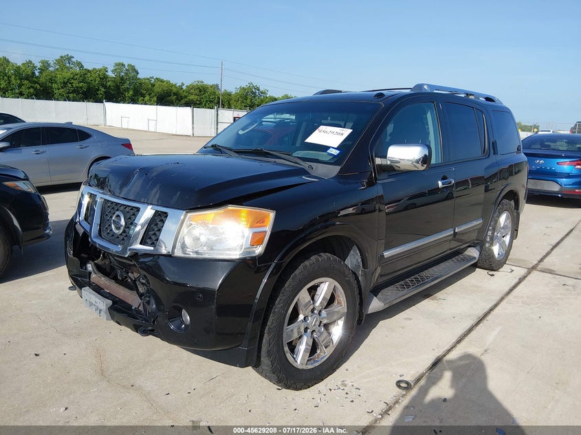Vin: 5n1aa0nc8cn611899, lot: 46127674, nissan armada platinum 20122