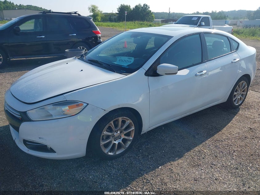 Vin: 1c3cdfcb5gd645302, lot: 46127685, dodge dart limited 20162
