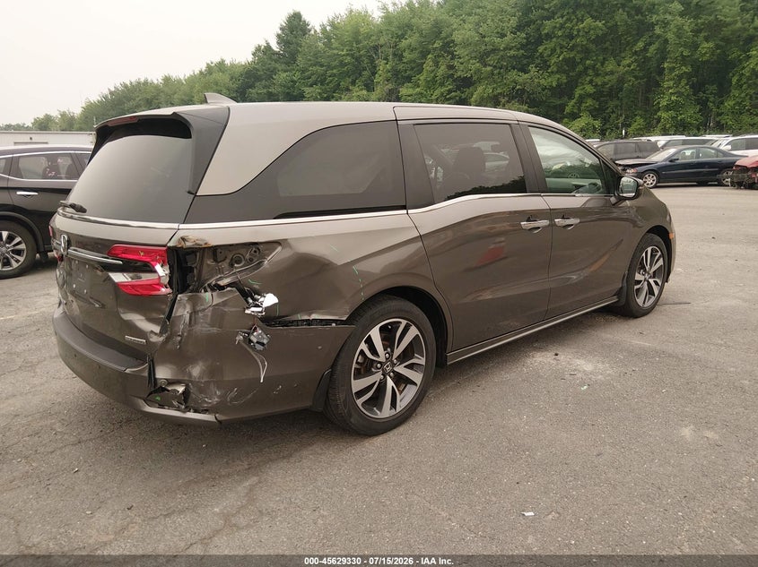 Vin: 5fnrl6h83mb038826, lot: 46127796, honda odyssey touring 20214