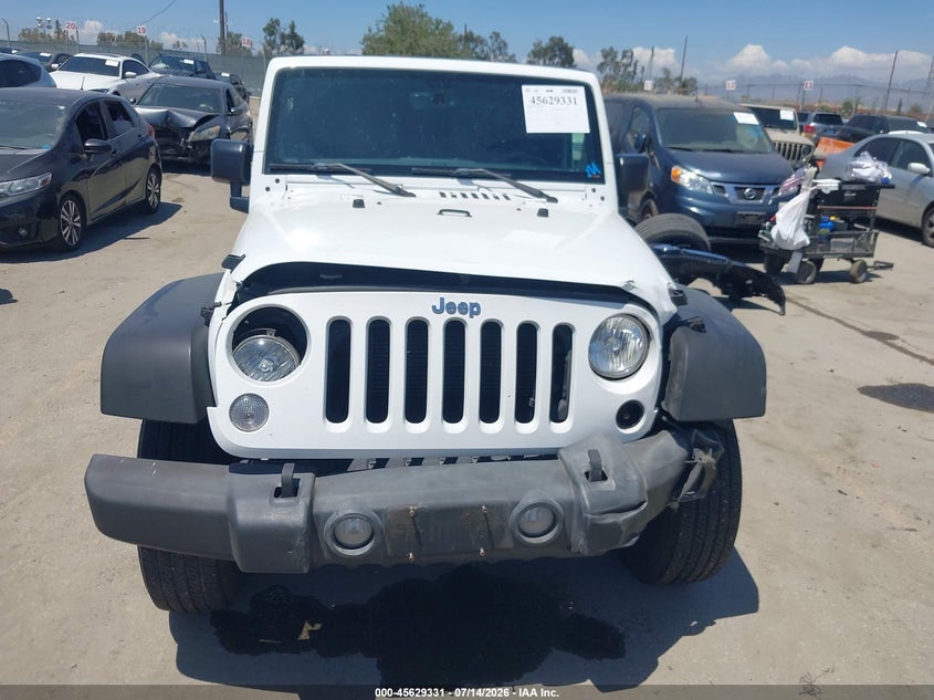 2016 JEEP WRANGLER SPORT UTILITY VEHICLE 3.6L V-6 DOHC, VVT, 285HP