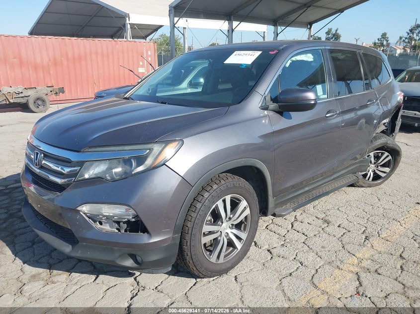 Vin: 5fnyf6h58jb038969, lot: 46127807, honda pilot ex-l 20182