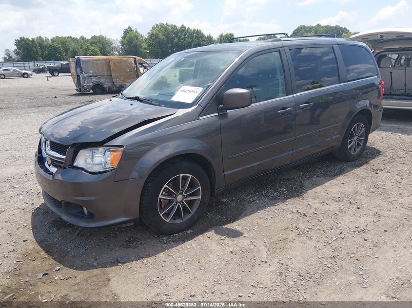 Vin: 2c4rdgcg2hr694446, lot: 46127819, dodge grand caravan sxt 20172