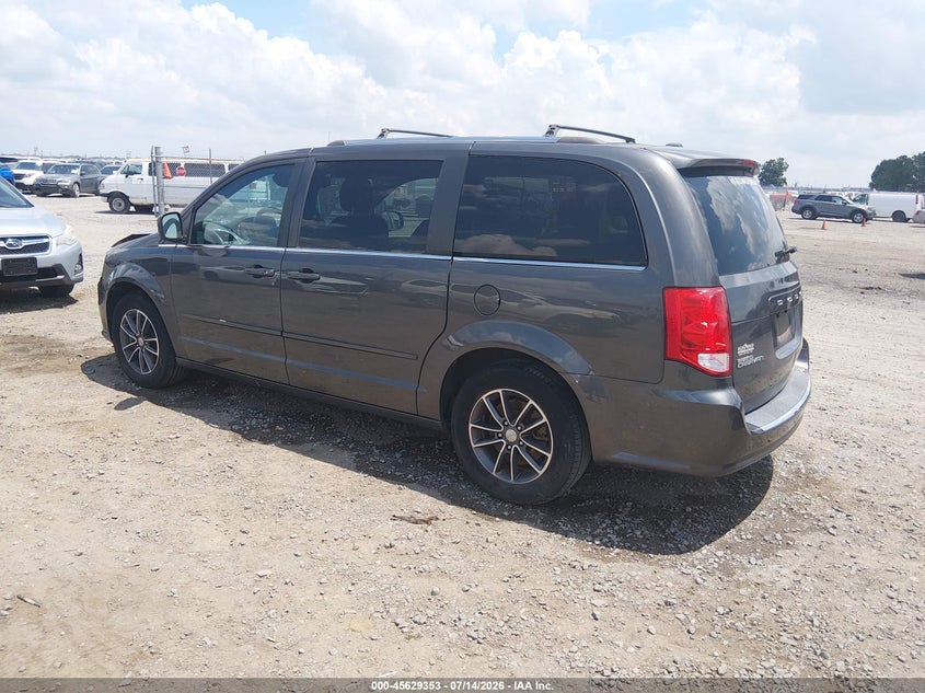 Vin: 2c4rdgcg2hr694446, lot: 46127819, dodge grand caravan sxt 20173