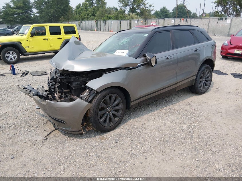 Vin: salyb2ex3la257966, lot: 46127849, land rover range rover velar p250 s 20202