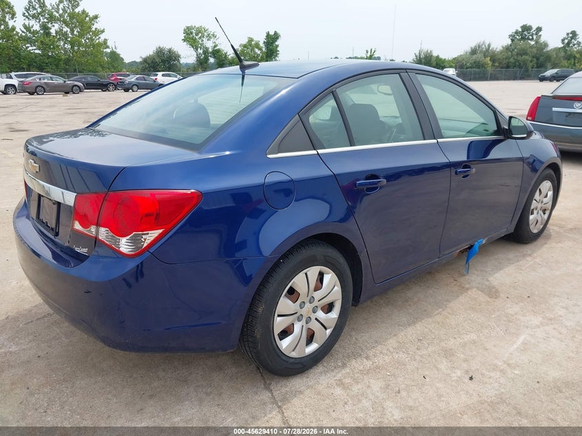 Vin: 1g1pc5sh1c7203313, lot: 46127876, chevrolet cruze ls 20124