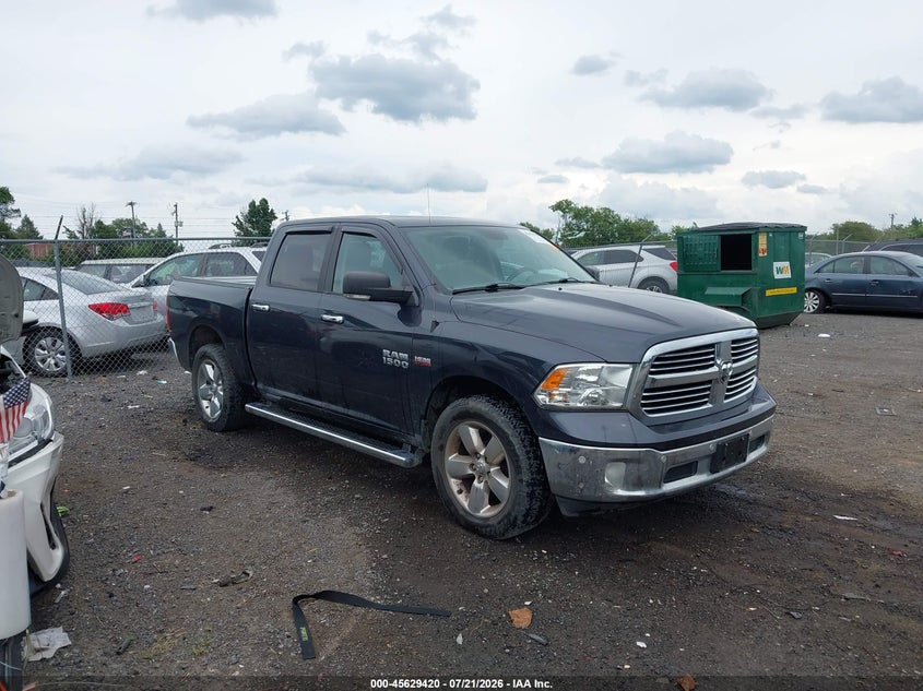 Vin: 1c6rr7lt7js206408, lot: 46127886, ram 1500 big horn  4x4 5'7 box 2018 img_1