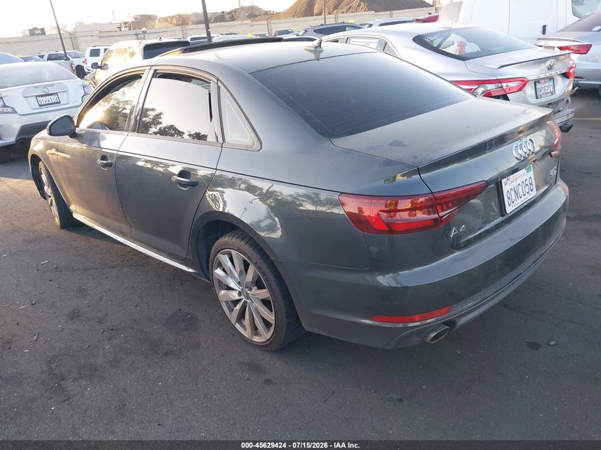 Vin: waukmaf41ja088790, lot: 46127890, audi a4 2.0t tech ultra premium/2.0t ultra premium 20183