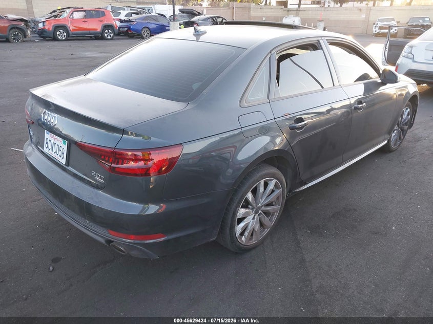 Vin: waukmaf41ja088790, lot: 46127890, audi a4 2.0t tech ultra premium/2.0t ultra premium 20184
