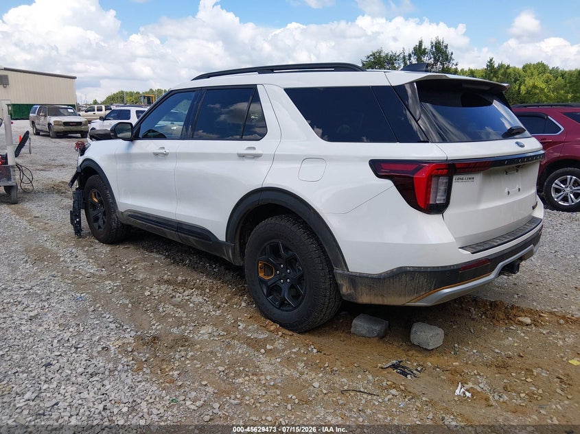 Vin: 1fmwk8jc7tga72963, lot: 46127939, ford explorer tremor 20263