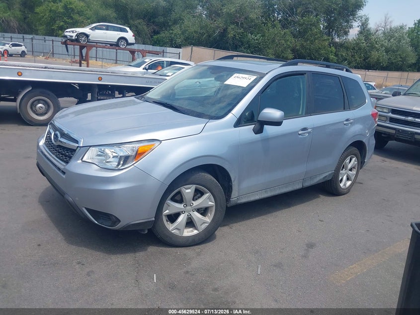 2015 Subaru Forester, Обычный износ, IAAI, VIN JF2SJAFCXFH596940 — фото 2