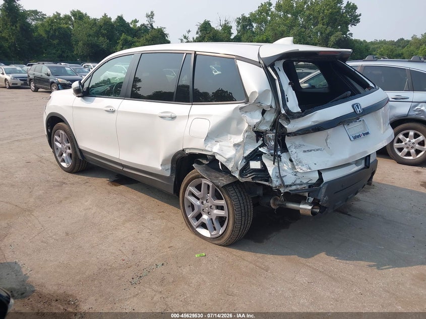Vin: 5fnyf8h58sb017777, lot: 46127996, honda passport awd ex-l 20253