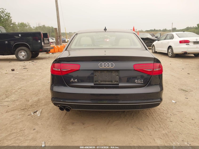 2016 Audi A4 Premium Plus VIN: WAUFFAFL7GN008526 Lot: 45629539