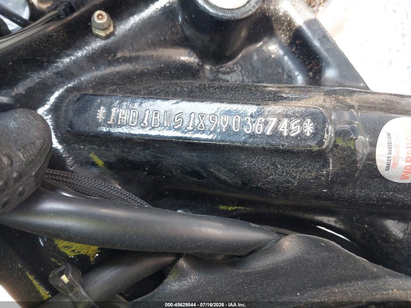 2009 Harley-Davidson Flstc VIN: 1HD1BW5189Y036745 Lot: 45629544