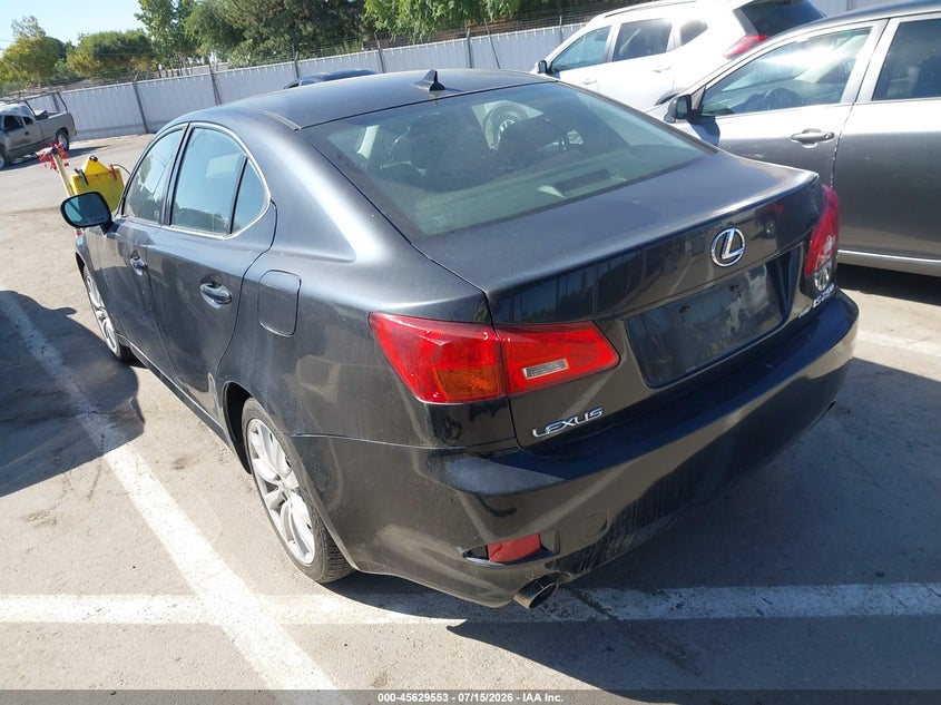 2007 Lexus Is 250 VIN: JTHCK262272019500 Lot: 45629553