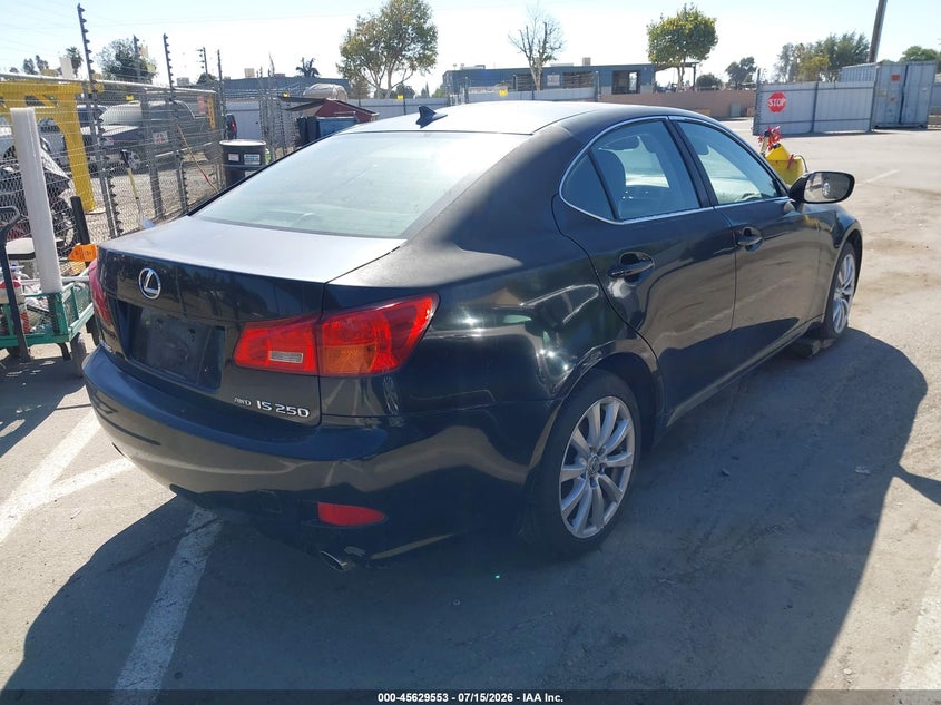 2007 Lexus Is 250 VIN: JTHCK262272019500 Lot: 45629553