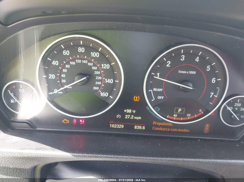 2015 BMW 335I VIN: WBA3A9G52FNS66967 Lot: 45629584