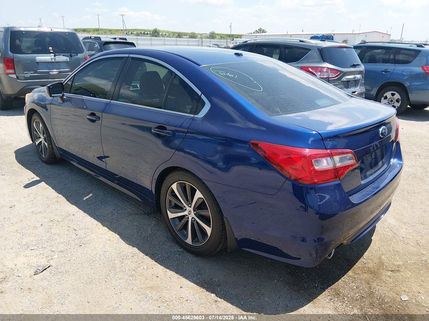 Vin: 4s3bnbn6xf3039740, lot: 46128068, subaru legacy 2.5i limited 20153