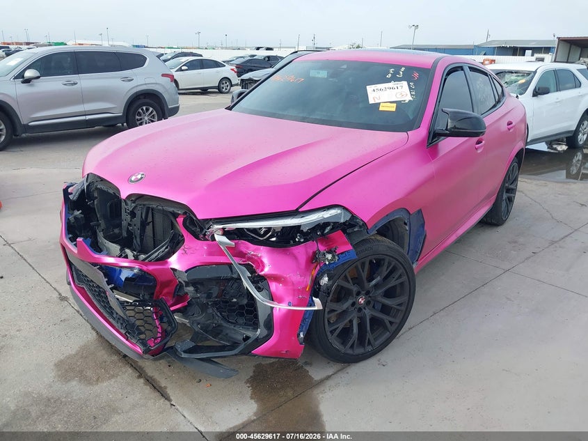 Vin: 5ymcy0c00m9d98081, lot: 46128083, bmw x6 m 20212