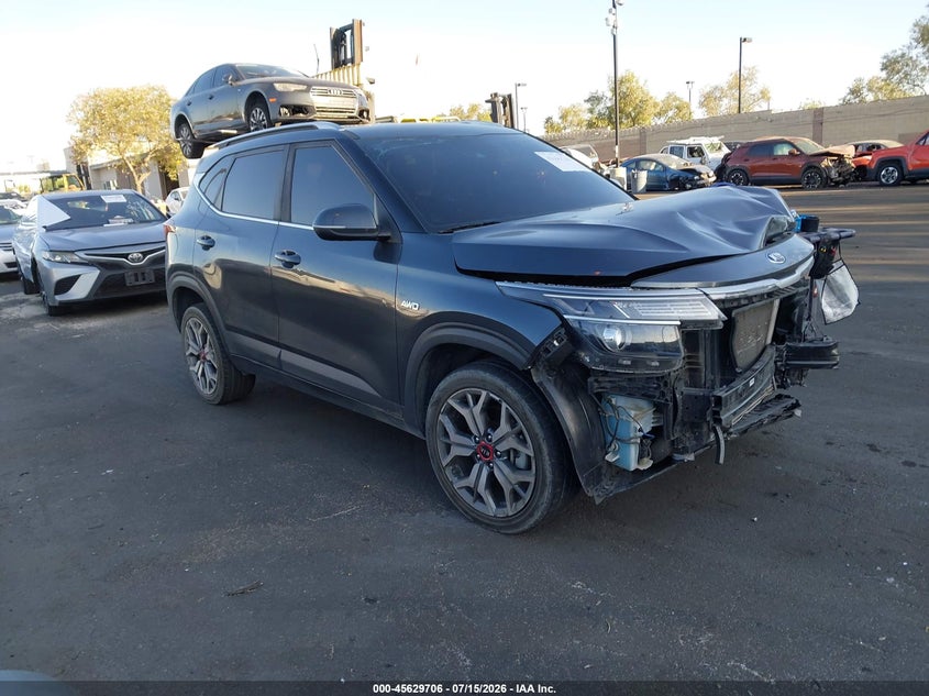 2021 Kia Seltos S Turbo VIN: KNDEUCA22M7056336 Lot: 45629706