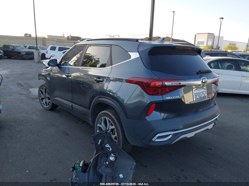 2021 Kia Seltos S Turbo VIN: KNDEUCA22M7056336 Lot: 45629706