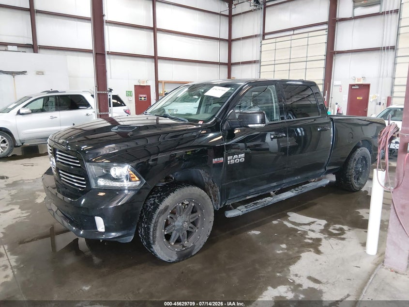 Vin: 1c6rr7ut3fs504380, lot: 46128175, ram 1500 sport 20152