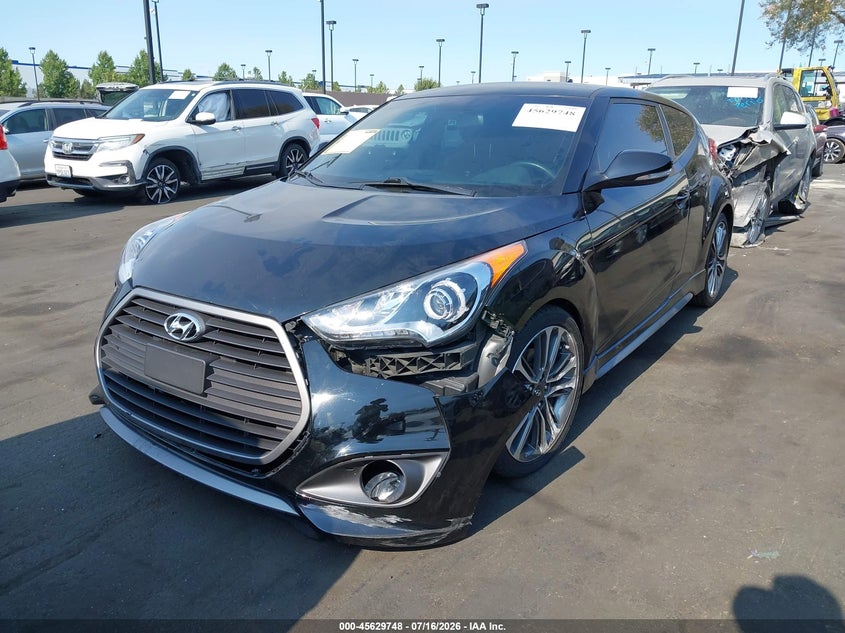 2017 Hyundai Veloster Turbo VIN: KMHTC6AE9HU313565 Lot: 45629748