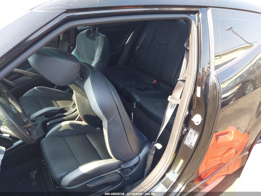 2017 Hyundai Veloster Turbo VIN: KMHTC6AE9HU313565 Lot: 45629748