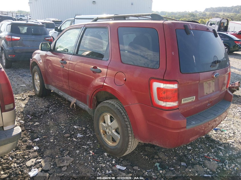 Vin: 1fmcu0d79bkb83930, lot: 46128215, ford escape xlt 20113