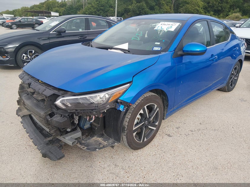 2025 Nissan Sentra Sv, Normal Wear & Tear, IAAI, VIN 3N1AB8CV7SY379899 — photo 2