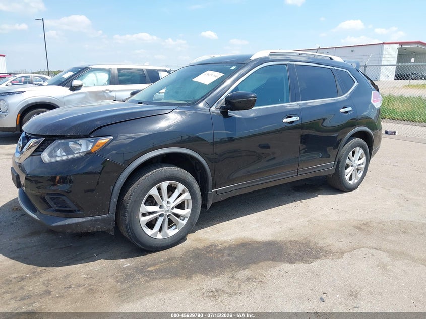 2016 Nissan Rogue, Right Side, IAAI, VIN KNMAT2MV4GP734610 — photo 2